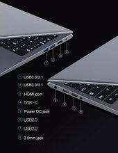 Load image into Gallery viewer, Intel i9-10880H Windows 11 Pro 15.6" FHD Laptop 32GB DDR4 RAM 1/2/4TB NVMe 4K HDMI WIFI Bluetooth Camera Backlit Metal Case