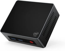 Load image into Gallery viewer, Mini Windows 11 Pro PC Intel Celeron J4125 CPU 8GB DDR4 RAM 128GB SSD 4K Dual-HDMI LAN WIFI Bluetooth VESA 2.5" SATA