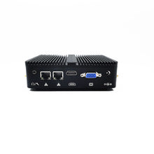 Load image into Gallery viewer, Industrial Fanless Silent Mini PC Intel J4125 8/16GB DDR4 RAM 512GB NVMe SSD Windows 11 PRO Dual-NIC LAN 4K HDMI VGA WIFI Bluetooth COM mSATA 2.5" SATA