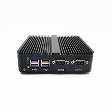 Load image into Gallery viewer, Industrial Fanless Silent Mini PC Intel J4125 8/16GB DDR4 RAM 512GB NVMe SSD Windows 11 PRO Dual-NIC LAN 4K HDMI VGA WIFI Bluetooth COM mSATA 2.5" SATA