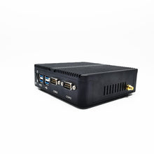 Load image into Gallery viewer, Industrial Fanless Silent Mini PC Intel J4125 8/16GB DDR4 RAM 512GB NVMe SSD Windows 11 PRO Dual-NIC LAN 4K HDMI VGA WIFI Bluetooth COM mSATA 2.5" SATA