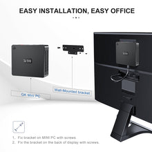 Load image into Gallery viewer, Mini Windows 11 Pro PC Intel Celeron J4125 CPU 8GB DDR4 RAM 128GB SSD 4K Dual-HDMI LAN WIFI Bluetooth VESA 2.5" SATA