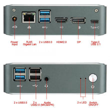 Load image into Gallery viewer, Intel Core i7-10510U Windows 11 Pro Mini PC NUC 32GB DDR4 RAM 1TB NVMe SSD 4K HDMI DP Type-C LAN WIFI Bluetooth SATA