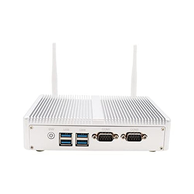 Fanless Silent Mini PC Intel 2955U Windows 10 Pro 8GB RAM 128GB SSD HDMI VGA 2*LAN 2*COM WIFI Bluetooth 2.5