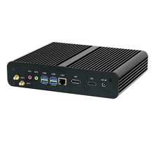 Carica l&#39;immagine nel visualizzatore di Gallery, Intel i7-8565U Fanless Silent Mini Desktop PC Linux Ubuntu 20.04 LTS 32GB RAM 1TB NVMe SSD 4K HDMI DisplayPort LAN WIFI Bluetooth SATA