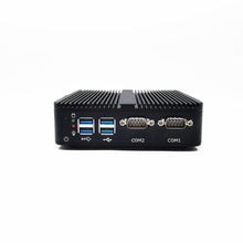 Load image into Gallery viewer, Industrial Fanless Silent Mini PC Intel J4125 8/16GB DDR4 RAM 512GB NVMe SSD Windows 11 PRO Dual-NIC LAN 4K HDMI VGA WIFI Bluetooth COM mSATA 2.5&quot; SATA