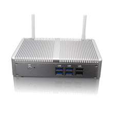 Load image into Gallery viewer, Fanless Mini PC Intel N3150 Linux Ubuntu 22.04 8GB RAM 128GB SSD Dual HDMI Dual LAN WIFI Bluetooth