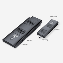 Carica l&#39;immagine nel visualizzatore di Gallery, Mini PC Computer Stick Windows 11 Pro Intel Celeron J4125 CPU 8GB DDR4 RAM 128/256GB SSD 4K HDMI WIFI Bluetooth