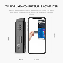 Cargar imagen en el visor de la galería, Mini PC Computer Stick Windows 11 Pro Intel Celeron J4125 CPU 8GB DDR4 RAM 128/256GB SSD 4K HDMI WIFI Bluetooth