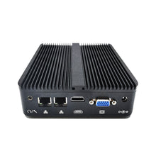 Laden Sie das Bild in den Galerie-Viewer, Industrial Fanless Silent Mini PC Intel J4125 8/16GB DDR4 RAM 512GB NVMe SSD Windows 11 PRO Dual-NIC LAN 4K HDMI VGA WIFI Bluetooth COM mSATA 2.5&quot; SATA