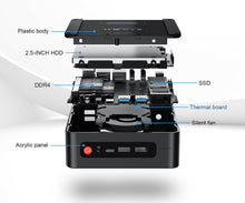 Carica l&#39;immagine nel visualizzatore di Gallery, Mini Windows 11 Pro PC Intel Celeron J4125 CPU 8GB DDR4 RAM 128GB SSD 4K Dual-HDMI LAN WIFI Bluetooth VESA 2.5&quot; SATA